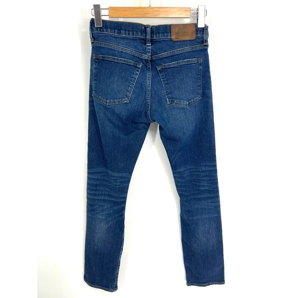 J.Crew 484 Slim Fit Jean Size 28x30 Stretch Dark Worn in Japanese‎ Denim J5025